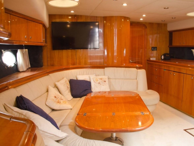 Living room boat interior